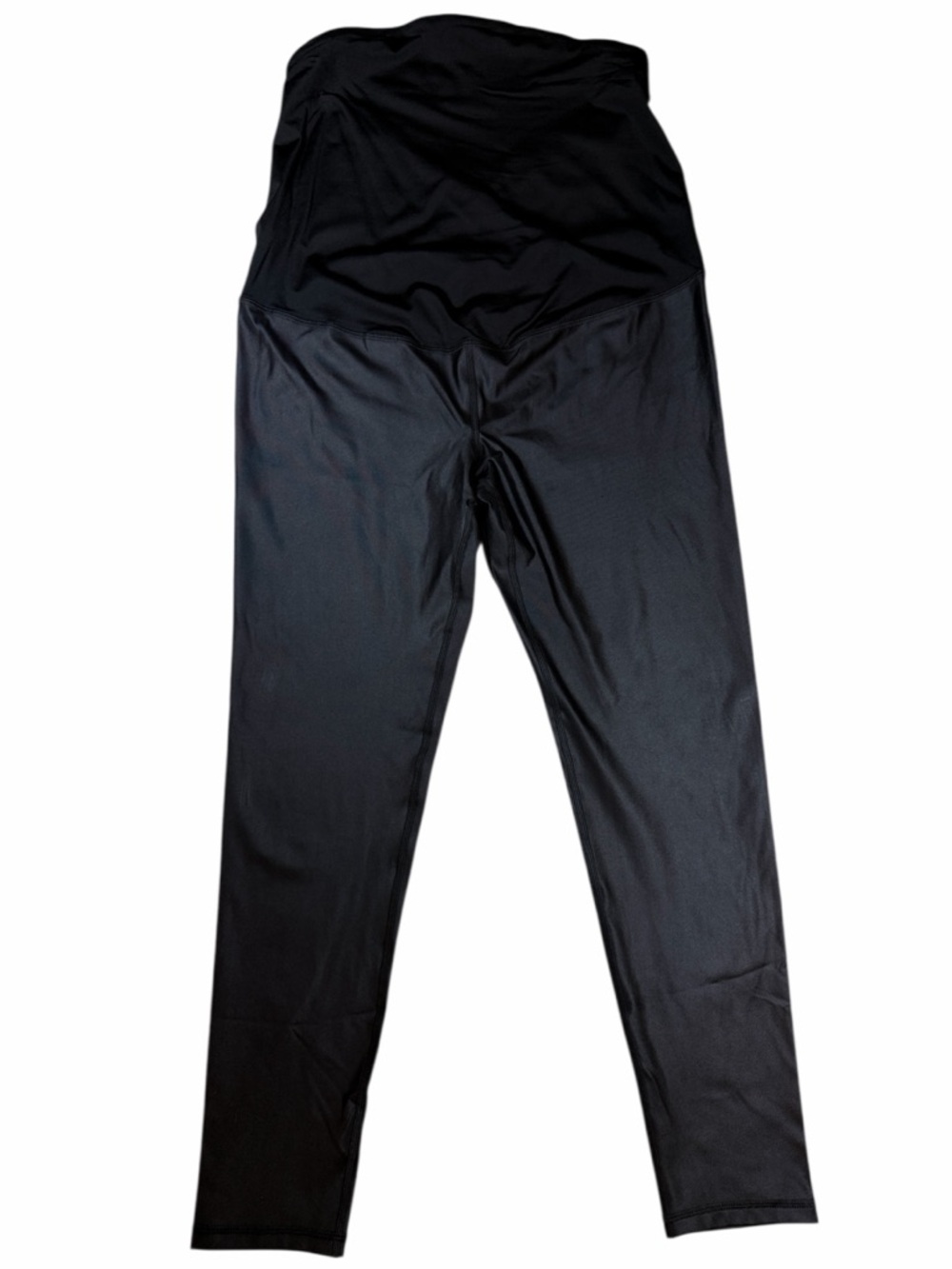 Isabel Maternity by Ingrid & Isabel High Gloss Crossover Leggings Black Size L‎